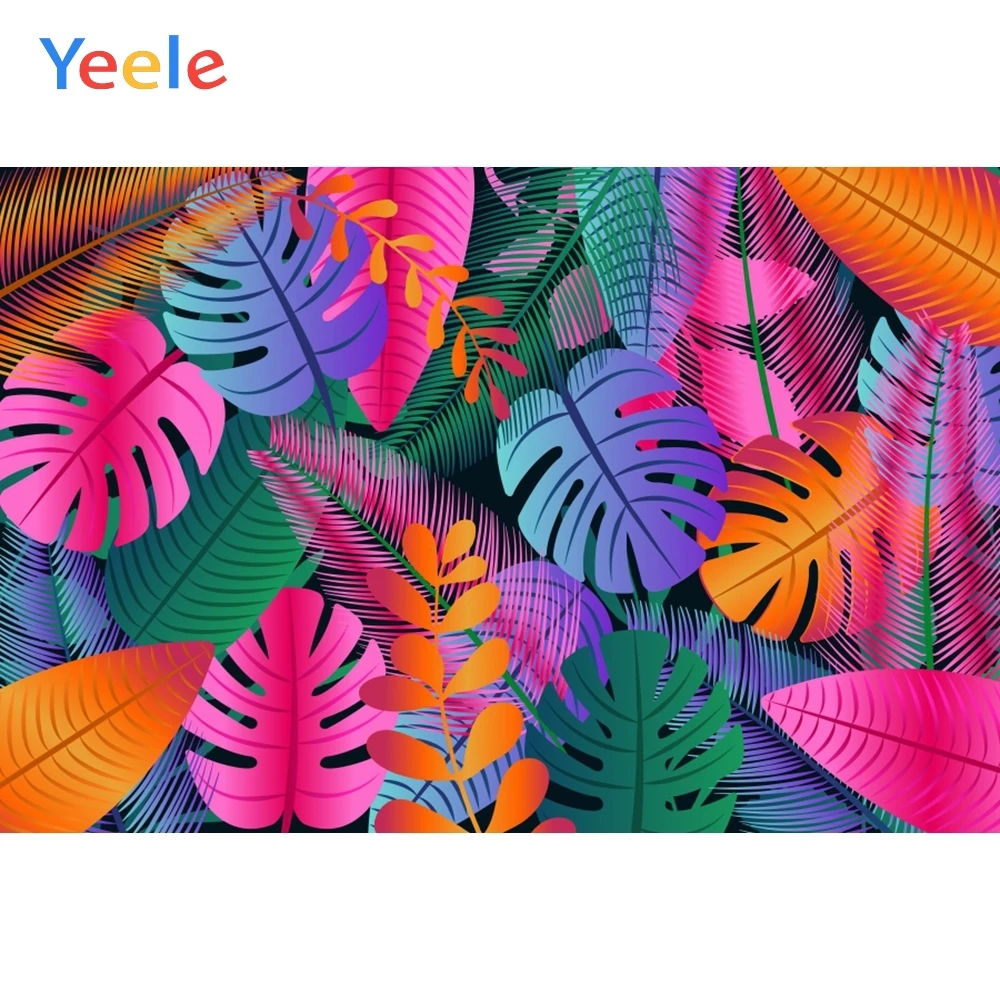 Yeele Tanaman Tropis Cerah Warna Luau Pesta Musim Panas Fotografi Latar Belakang Disesuaikan Fotografi Latar Belakang Untuk Foto Studio Background Aliexpress
