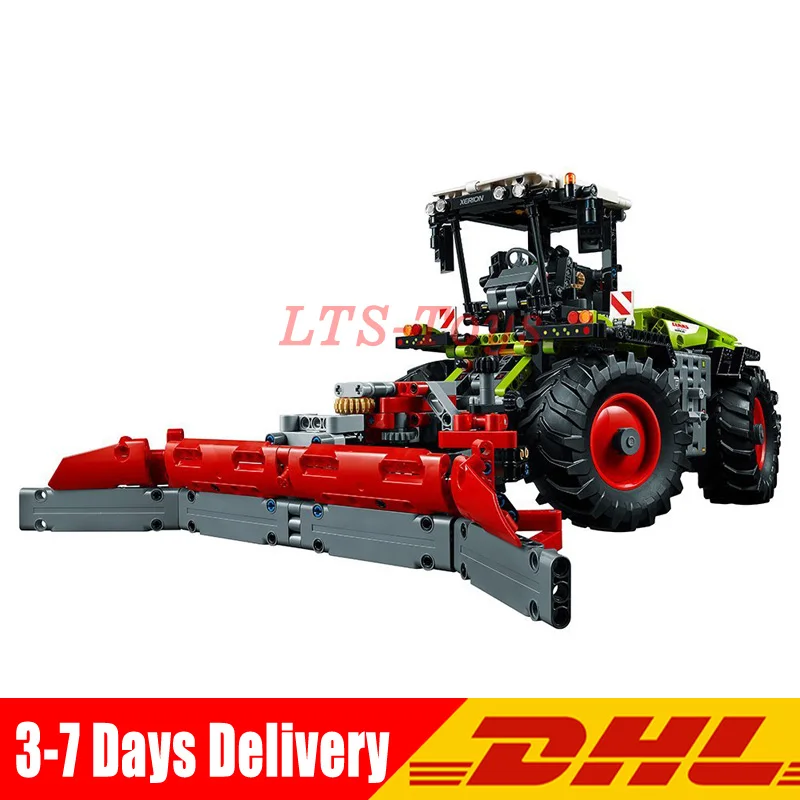 

IN STOCK Lepin 20009 1977Pcs Technic Mechanical Heavy Tractors Building Blocks Compatible Legoed42054 Brick Toy