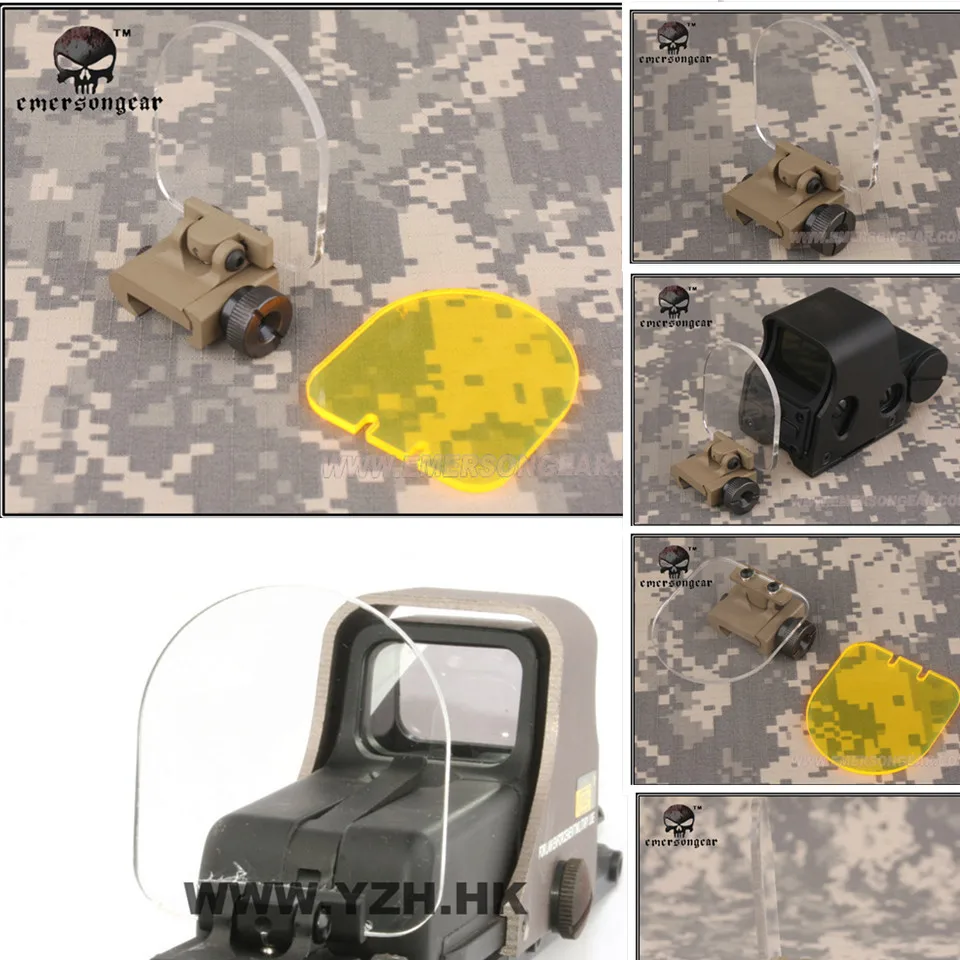 Tactical Hunting Airsoft Scope Red Green Dot Sight Protective