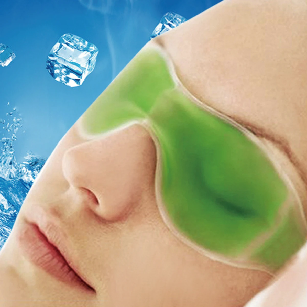 

Cold Sleeping Eye Mask Ice Compress Blue Gel Eye Fatigue Relief Cooling Relaxation Eye Shield Eye Care Tools Remove Dark Circle