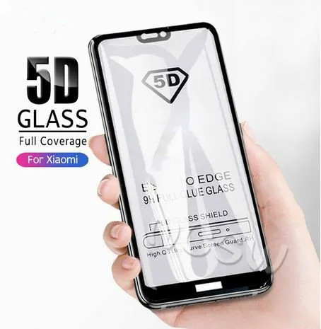 

5D Tempered Glass For Xiaomi Redmi Note 5 6 Pro Redmi 4X 5 Plus 6 Pro 6A Full Screen Protector Film For Note 5 Protective Glass
