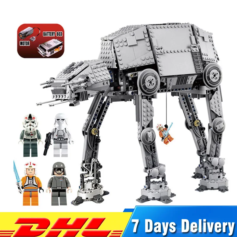 

Lepin 05050 Star Wars Remote Control AT-AT The Robot Electric Model Building Compatible LegoINGlys 75054 Blocks Bricks Toys