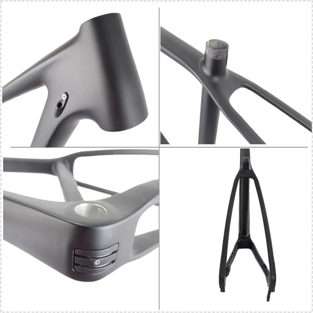 Top Hight modulus MTB 29er frame toray T700 carbon fiber disc brakes Di2 and machine compatible  mountain bike frame FM529 4