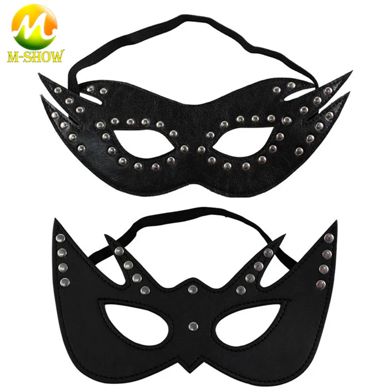 Masquerade Eye Mask Black Cosplay Halloween Accessories Men AliExpress