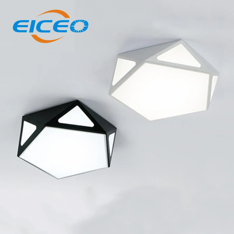 

(EICEO) Modern LED Ceiling Light Lamp Office Minimalist Bedroom Geometric Three Dimensional Acrylic Corridor Lamps Lights