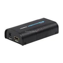 HDMI удлинитель для передатчика над Ethernet tcp/ip, Cat5e RJ45 Поддержка 1080 P 120 м HDMI передатчик 1 шт. TX Удлинитель HDMI сплиттер