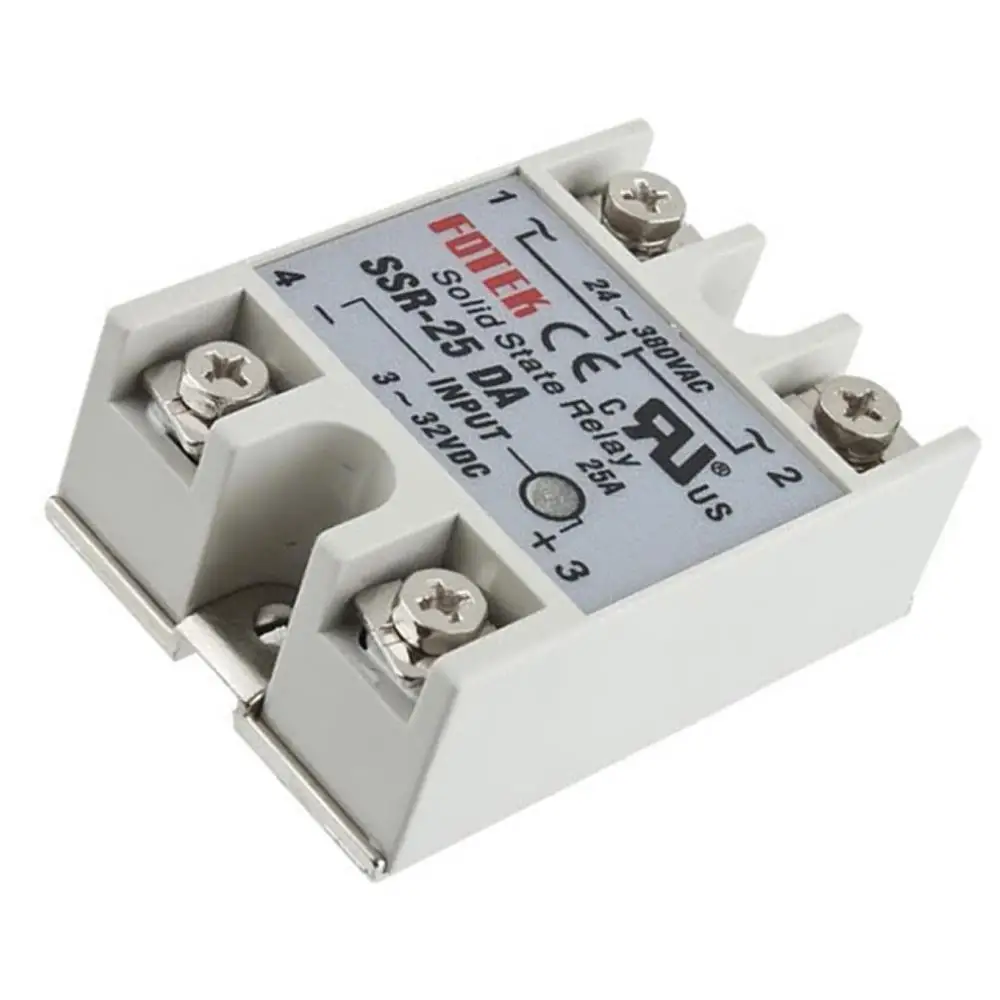 1 шт. новейший твердотельный релейный модуль SSR-25DA 25A/250 V 3-32V DC вход 24-380VAC выход Прямая поставка