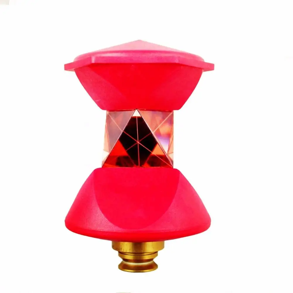 

NEW red 360 Degree Reflective Prism for Robotic Total Station Leica style or 5/8