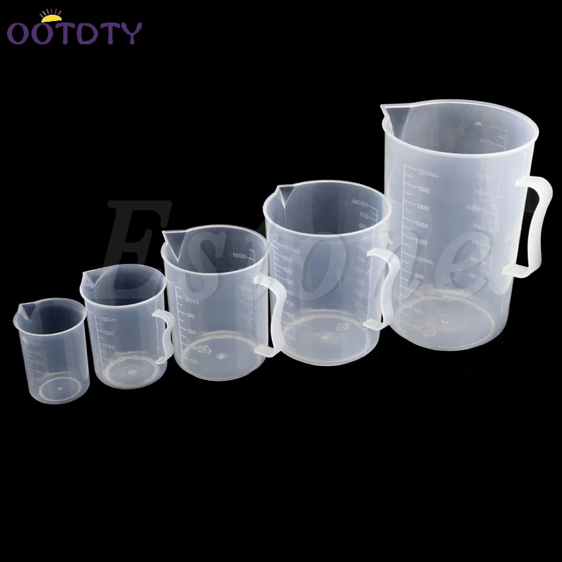 

Plastic Measuring Cup Jug Pour Spout Surface Kitchen150/250/500/1000/2000ML