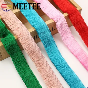 

5Meters 28mm Polyester Lace Trims Embroideried Thread Tassel Fringe For Earrings Making Latin Dress DIY Garment Accessories