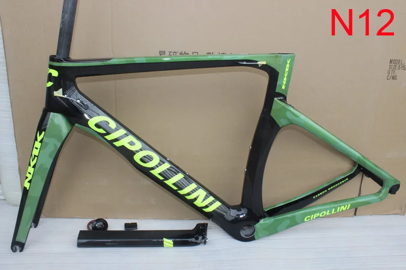 Новейшая карбоновая рама Cipollini NK1K, рама для шоссейного велосипеда, включает вилку, подседельный штырь, гарнитура, глянцевая/матовая bb68 bb30 цвет