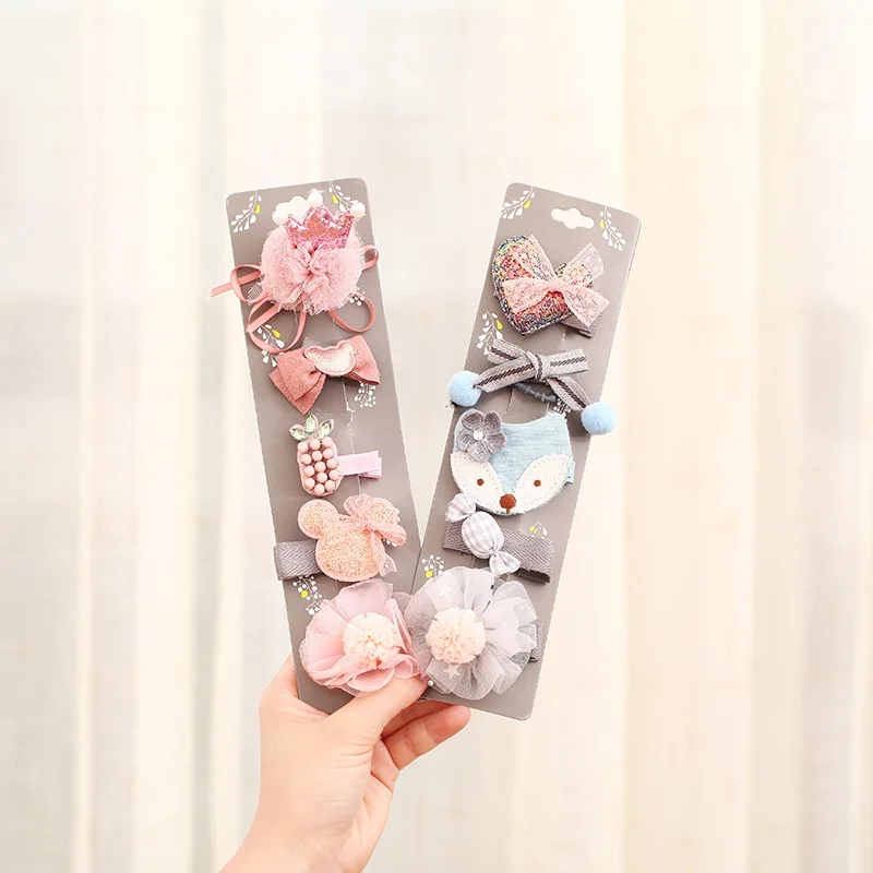 

Princess Kids Girl Headwear Lovely Crown Shining Heart Shape Hairdress Bow Hairpin Cute Cartoon Baby Girl Hair Accessories