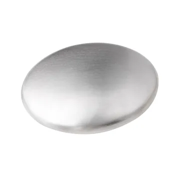 

Stainless Steel Oval Soap Hand Body Kitchen Pets Odor Remover Bar Tools