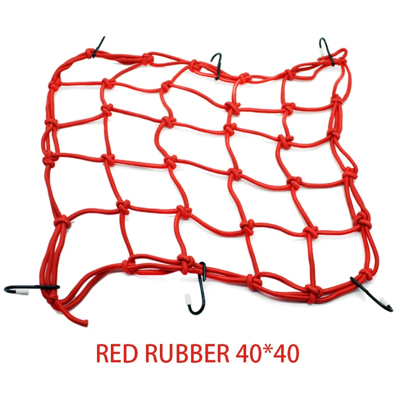 Red Luggage Net Nuoxintr 6 крючков для багажа мотоцикла сетка для мотокросса шлем с сеткой сетка грузовая сетка банджи сетка для шлема аксессуары для мотоциклов - Цвет: Red Luggage Net
