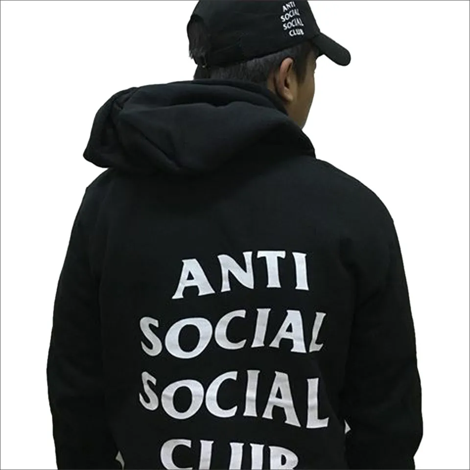 moletom antisocialsocialclub preto