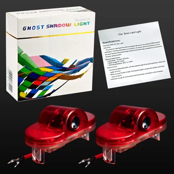 

2pcs Decorative Lamp Car Styling For VW Golf 4 MK4 Golf 5 Golf 6 Golf 7 Logo Light Car Door Light LED Car Door Warning Light