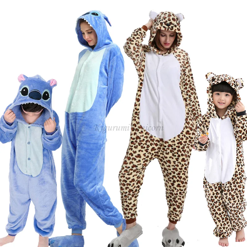 

New Kigurumi Unicorn Pajamas Mather Kids Women Adult Winter Animal Kigurumi Unicorn Pijama Onesie Sleepwear Cute Cosplay Pyjamas