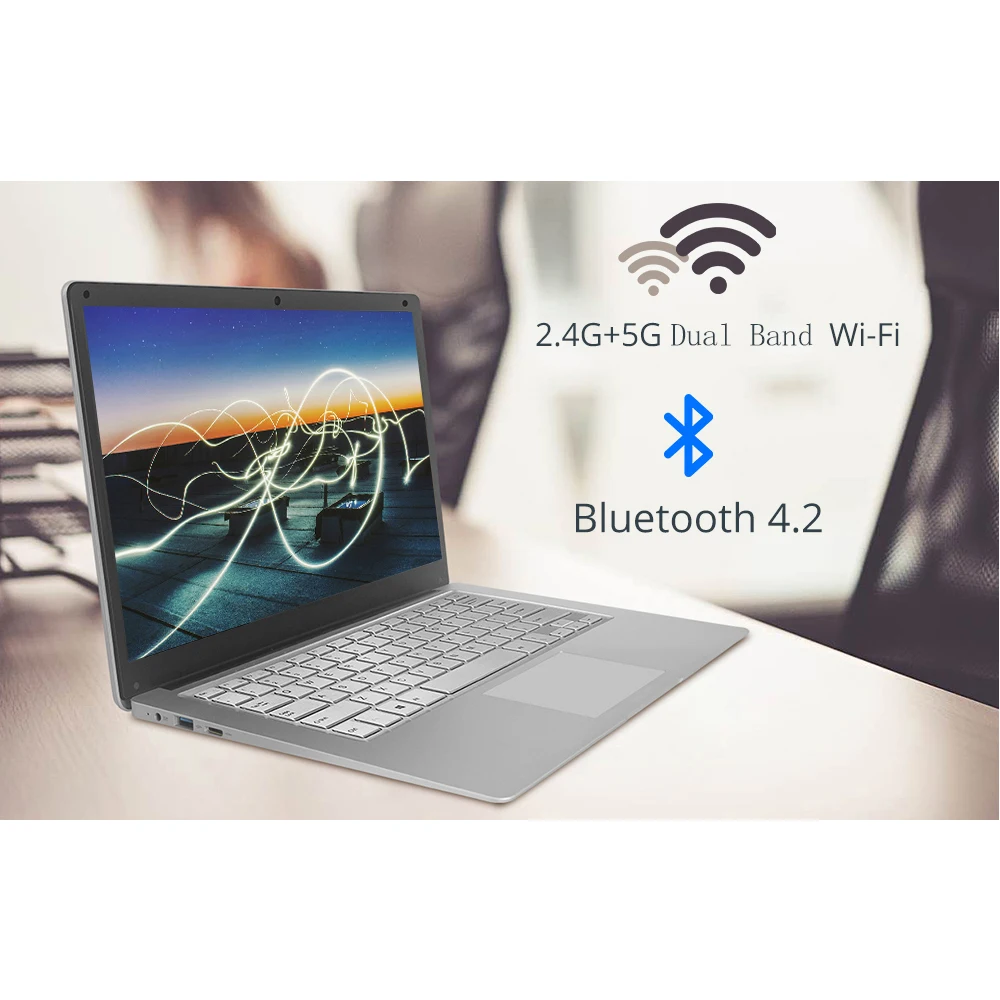 Ноутбук с 14 дюймовым экраном Intel Celeron J3160 4 ГБ/8 ГБ ОЗУ 256 Гб SSD ультрабук
