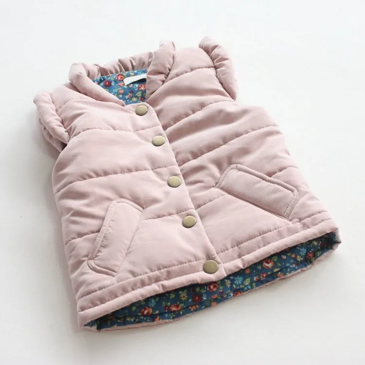 Bebê sem Mangas Colete para o Bebê Novo Inverno Outono Outerwear Menina Colete Jaqueta Criança Crianças Kinderen 14 High Quality Mamãe e Bebê