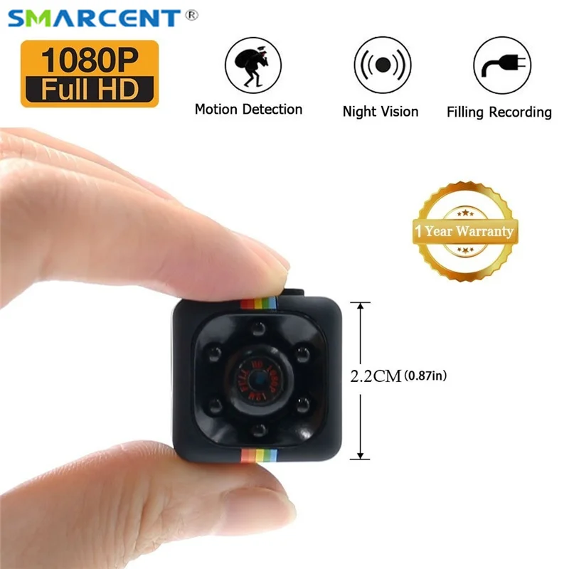 SQ11 Mini Camera HD Camcorder Night Vision 1080P Mini DV Voice Video Recorder