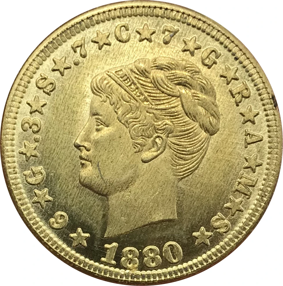 United States of America 4 Dollars Stella Pattern Four Dollar One