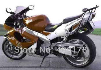 

Customized fairing 97-07 YZF1000R set For YZF 1000R Thunderace 1997-2007 Coffee & White Bike Bodyworks Fairing