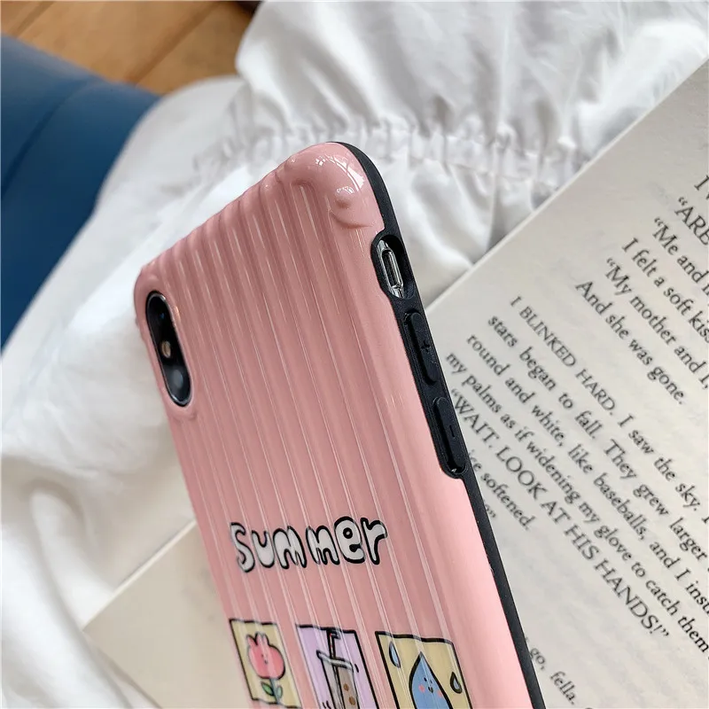 Летняя чехол для iPhone 7 для телефона в форме фруктов простая чехол для iPhone 6 6s 7 8 Plus X