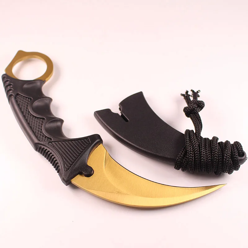 Нож Karambit Cs Go, охотничий нож для выживания, тактические ножи Navajas Supervivencia, настоящий нож s Outillage Couteau Tactique Facas