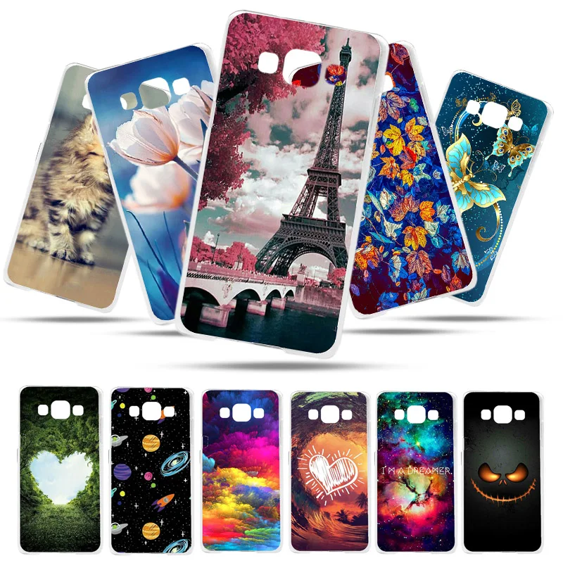 

Bolomboy Painted Case For Samsung Galaxy A5 2014 Case Silicone Soft TPU Cases For Samsung A500 Cover Wildflowers Cute Animal Bag
