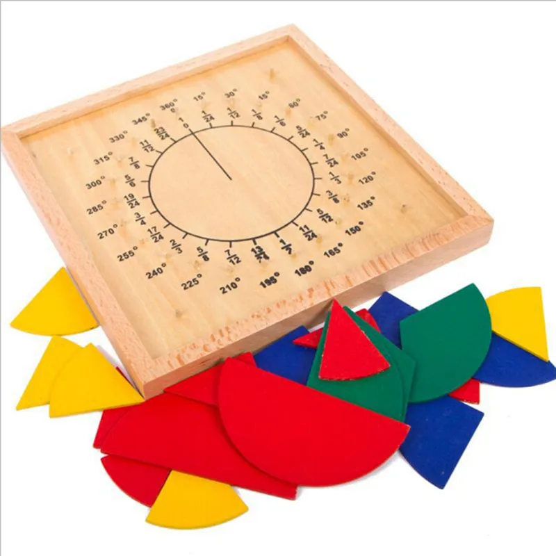 Baby Child Early Educational Toys Circular Mathematics Fraction Division Teaching Montessori Board Wooden Toys Gift Math Toy Baby Child Early Educational Toys Circular Mathematics Fraction Division Teaching Montessori Board Wooden Toys Gift Math Toy