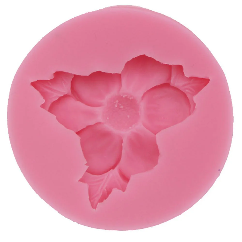 Floral Silicone Sugar Paste Molds Fondant Silikon Flower Shaped