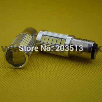 

50pcs/lot car led lighting lamp P21/5w bay15d 1157 33 leds 5630 SMD 33 smd nice color bulb Free shipping