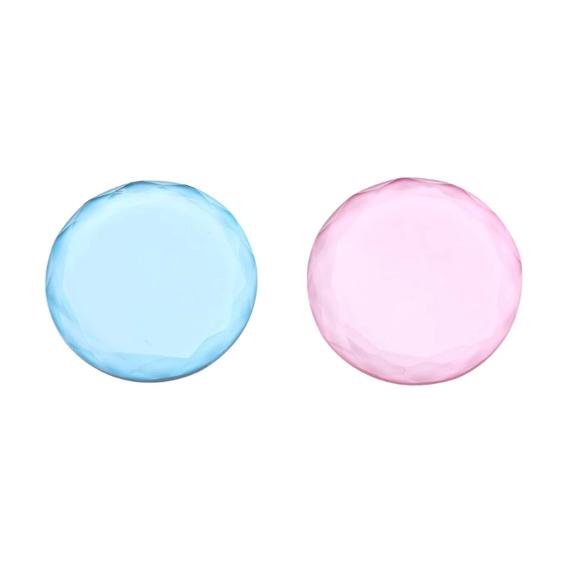 

Reusable Eyelash Holder Glass Extention Glue Eye Lashes Adhesive Pallet Makeup Cosmetic Tool Safe Eye Care 2017 New Blue/Pink
