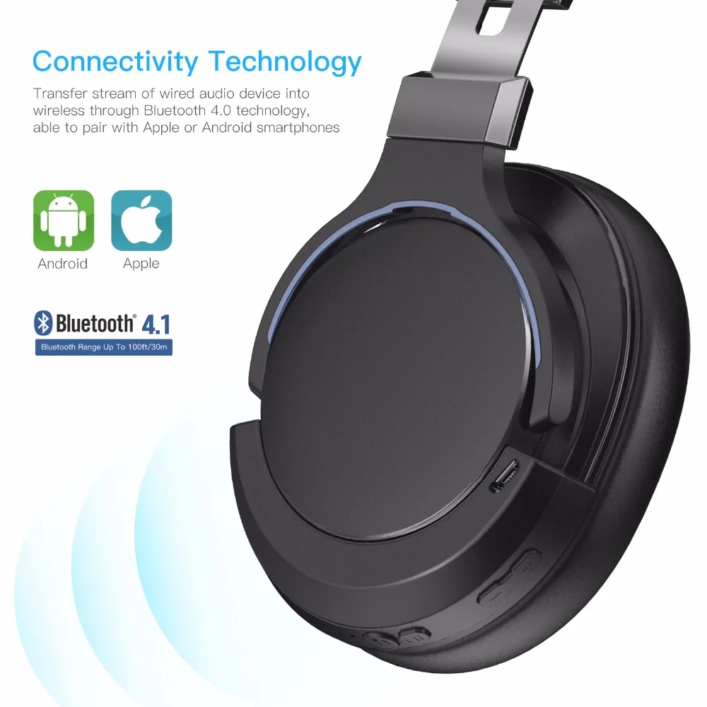 MSR7 Bluetooth адаптер беспроводной Bluetooth приемник для Audio-Technica MSR7 наушники Поддержка iOS и Android