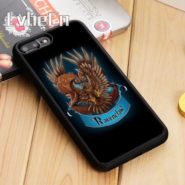 

LvheCn harry potter Gryffindor Hufflepuff Ravenclaw Slytherin Phone Case Cover For iPhone 4 5 6 6s 7 8 X Galaxy S6 S7 S8 S9 plus