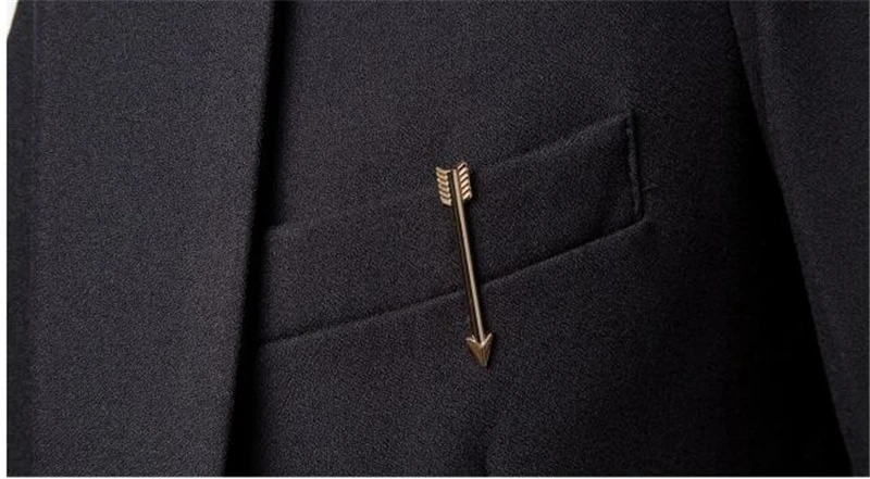 Темно мужской костюм остроконечным воротником одна кнопка Slim Fit 3 предмета в комплекте куртка+ жилет брюки для девочек свадьбы смокинги