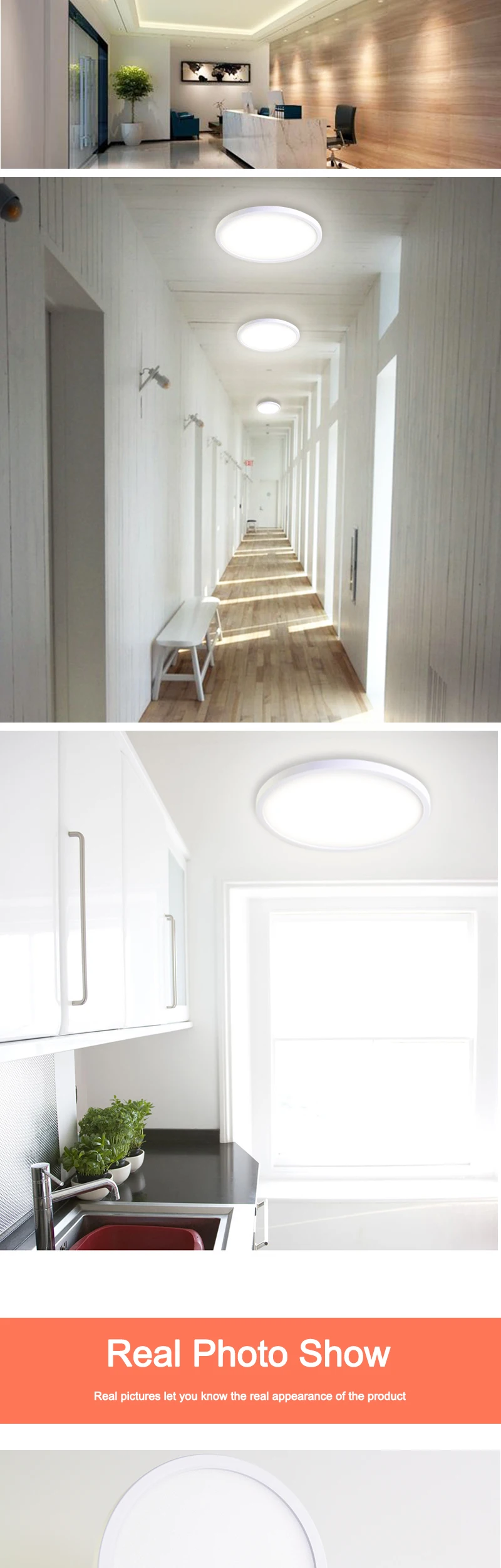 LED Panel Lamp LED Ceiling Light 36W 24W 18W 13W 9W 6W AC85-265V round ceiling light Surface Modern led Lamp for indoor lighting