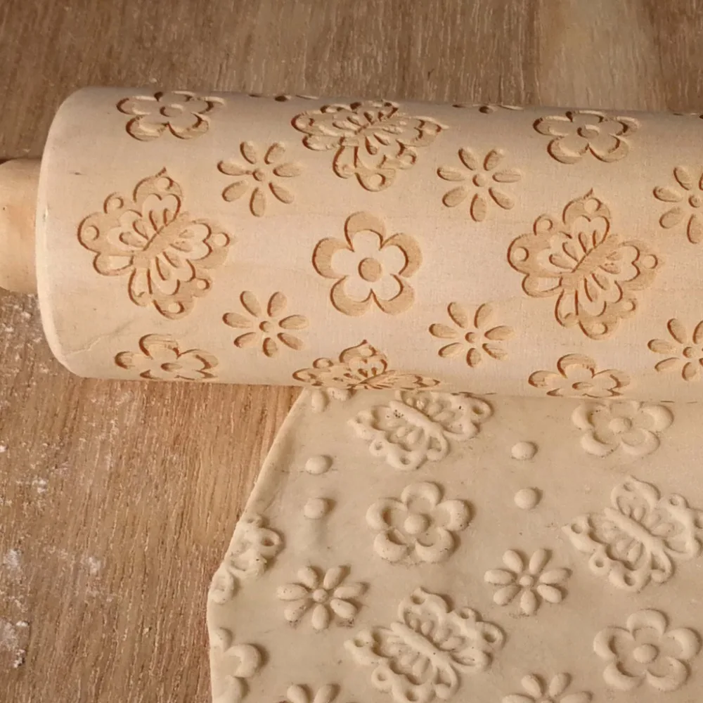 2018-New-Easter-Animal-Flower-Egg-pattern-Embossing-Rolling-Pin-Baking-Cookies-Noodle-Biscuit-Fondant-Cake (2)