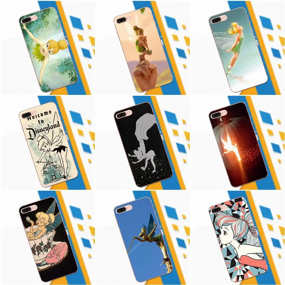 

Tinkerbell Tinker Bell Soft Cellphone Transparent For Huawei P7 P8 P9 P10 P20 Mate 7 8 9 10 Lite Plus Pro GR5 P Smart 2017