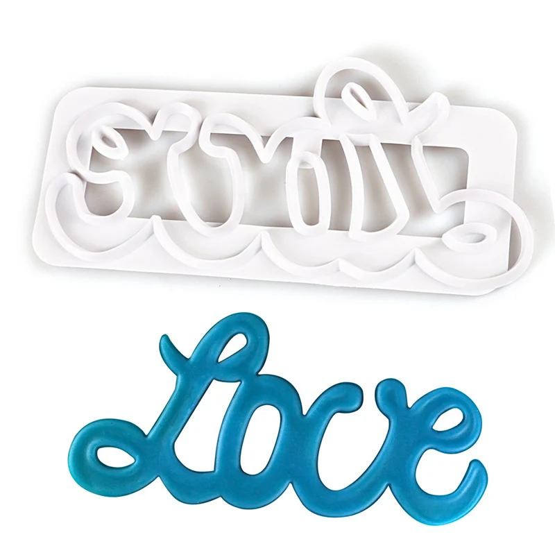 

1 Pc Plastic Love Cookie Cutter Fondant Cake Decorating Tools Diy Baking Tools For Cakes Pastry Baking Tools Sugarcraft