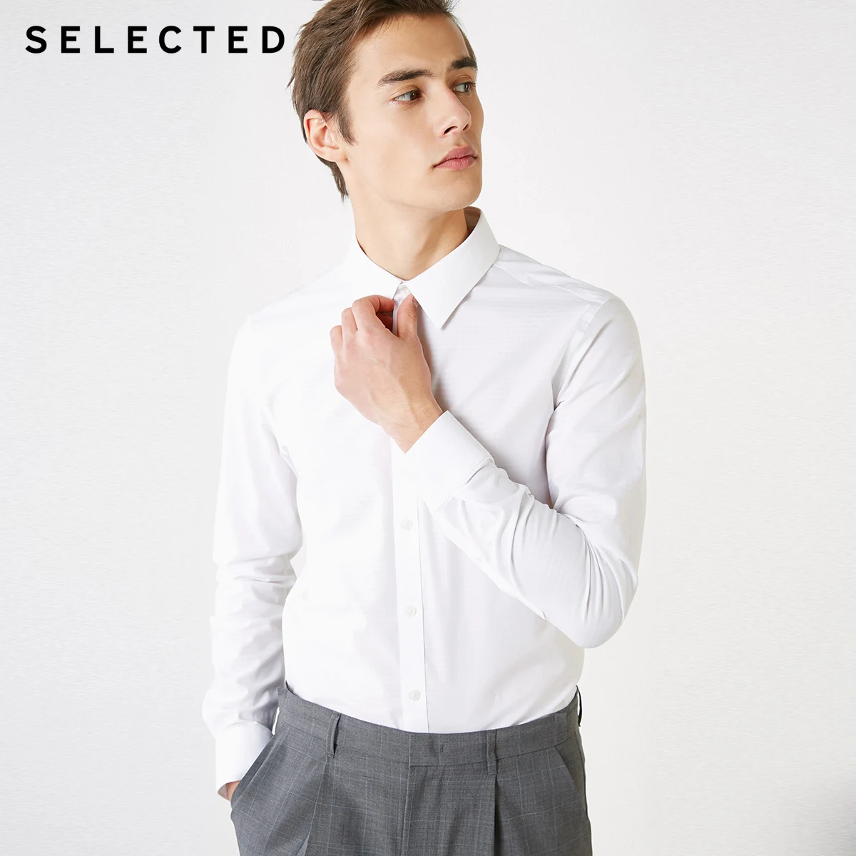 Kopen Geselecteerde Heren Dark Dacht Slim Fit Lange Mouwen T | 419105505