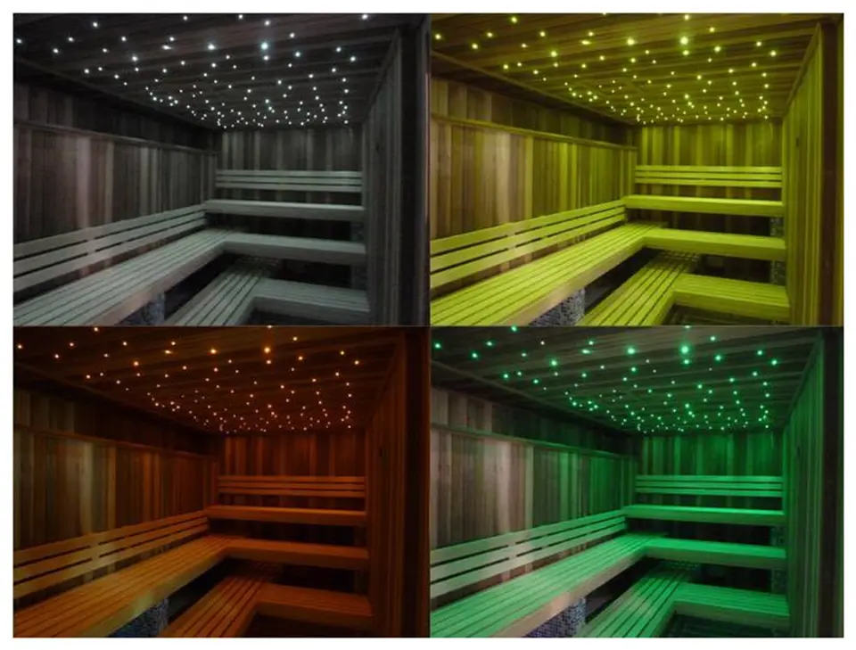 Led Fiber Optic Mood Lighting Decoration For Sauna Room Ceiling Or