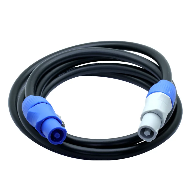 Кабель Powercon 1,5 м AC Мощность кабель для перемещения луча головного света Расширение Кабель для динамиков в и из RVVP 2,5 мм квадратный 20A/250 V - Цвет: Blue to White