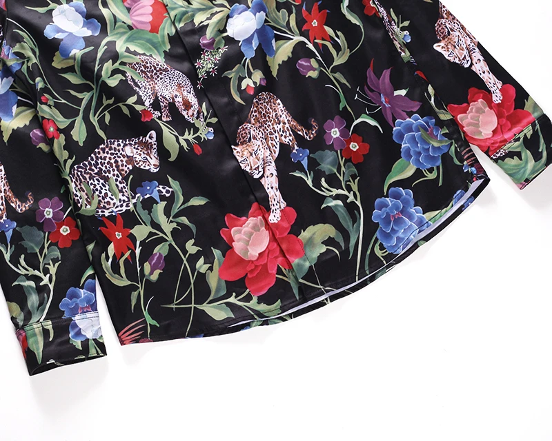 XIMIWUA 2019 New Arrival Floral Shirt Mens Shirts Casual Slim Fit Long Sleeve High Quality Camisas Para Hombre Hawaiian Shirt