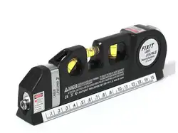 Многоцелевой лазерный уровень лазерная линия 8 футов измерительная лента Линейка Отрегулированная стандартная и метрическая настенная