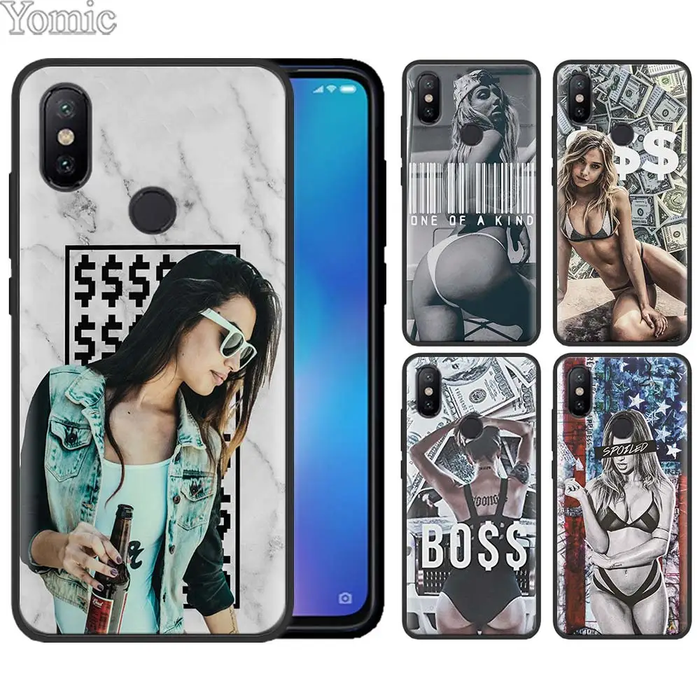 

Like A Boss Sexy Ass Girl Dollars Silicone Case for Xiaomi Redmi Note 7 5 6 Pro K20 Pro Redmi 7 5 6 6A 4X S2 GO Y3 Case Coque