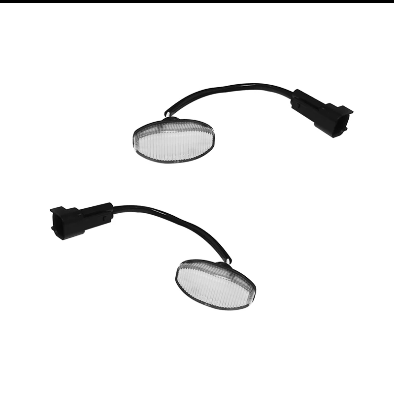 Прозрачная линза 12 SMD Янтарный светодиодный передний боковой маркер ходовые огни