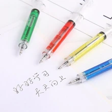 4Pcs Creative Ballpoint Pen Novelty Injection Syringe Gel Pen Ballpoint Black Ink Liquid Medical Style dropshipping zinc alloy golf ball head ballpoint pen gel ink pen set silver golden