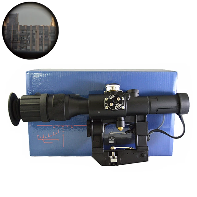 Best price at $113 Cheap Free shipping 4x26 SVD Sight Rifle Scope with Free Mounts