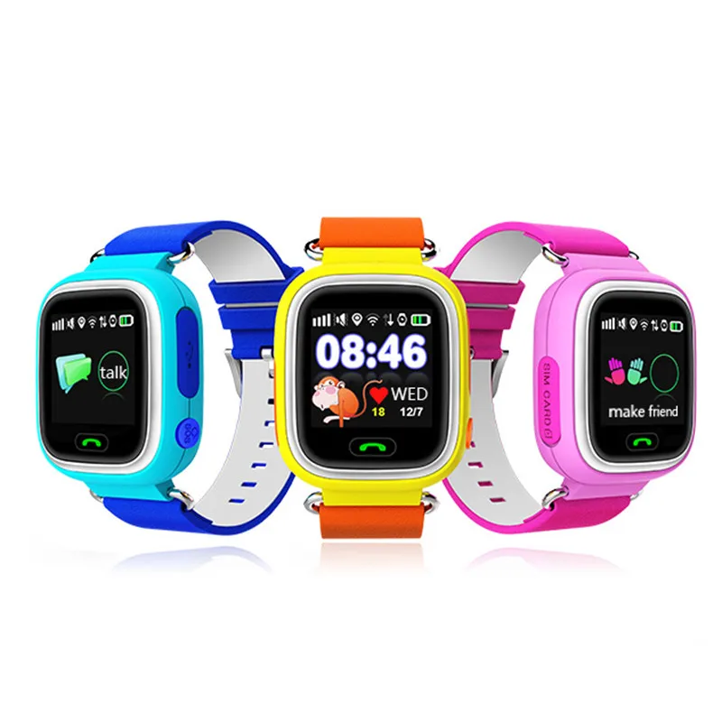 

Q90 GPS WIFI Smart Watch Fashion Children Watch Anti Lost Monitor SOS GPS Tracker Russian version